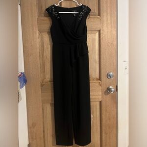 Adrianna Papell‎ womens  jumpsuit black size 2P
